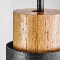 Lampes Vintages & Rétros-hofstein Suspension Brenier Écru, Noir, 4 lumières