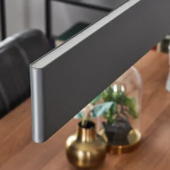 hofstein Suspension Brun LED Anthracite, 2 lumières, Télécommandes