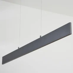 hofstein Suspension Brun LED Anthracite, 2 lumières, Télécommandes