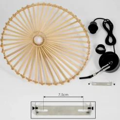 Luminaires Scandinaves-hofstein Suspension Callide Noir, 1 lumière