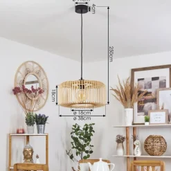 Luminaires Scandinaves-hofstein Suspension Callide Noir, 1 lumière