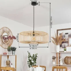 Luminaires Scandinaves-hofstein Suspension Callide Noir, 1 lumière
