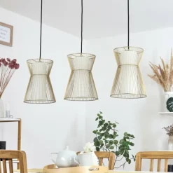 hofstein Suspension Chaca Or, 3 lumières