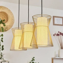 hofstein Suspension Chaca Or, 3 lumières