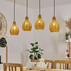 Luminaires Scandinaves-hofstein Suspension Chaniers Écru, 4 lumières