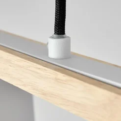 Luminaires Scandinaves-hofstein Suspension Combarbala Gris, Écru, 3 lumières