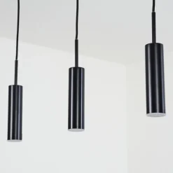 hofstein Suspension Dalheim LED Noir, 3 lumières