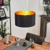 Lampes En Tissu-hofstein Suspension Elsa Nickel mat, 1 lumière