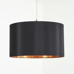 Lampes En Tissu-hofstein Suspension Elsa Nickel mat, 1 lumière