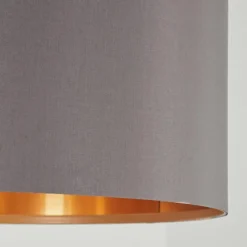Lampes En Tissu-hofstein Suspension Elsa Nickel mat, 1 lumière