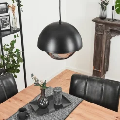 Suspension Verre Fumé-hofstein Suspension Entrevinhas Noir, 1 lumière