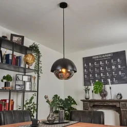 Suspension Verre Fumé-hofstein Suspension Entrevinhas Noir, 1 lumière