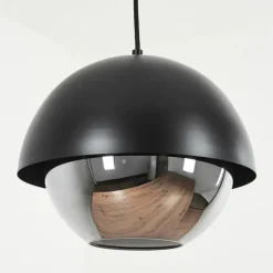 Suspension Verre Fumé-hofstein Suspension Entrevinhas Noir, 1 lumière