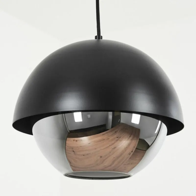 Suspension Verre Fumé-hofstein Suspension Entrevinhas Noir, 1 lumière