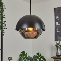 Suspension Verre Fumé-hofstein Suspension Entrevinhas Noir, 1 lumière