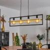 Luminaires Scandinaves-hofstein Suspension Espenel Écru, Noir, 4 lumières