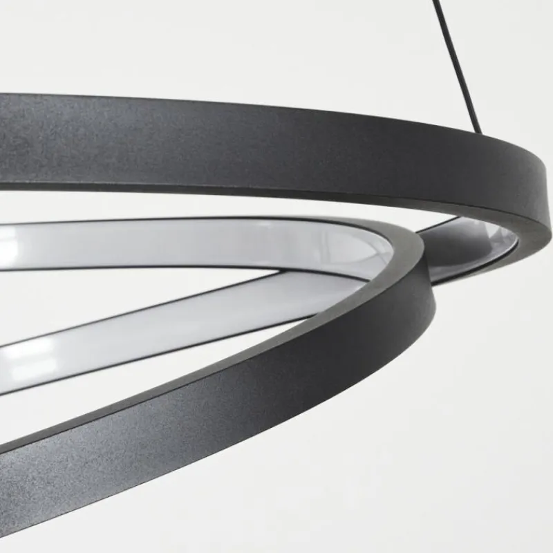 hofstein Suspension Fioso LED Noir, 1 lumière