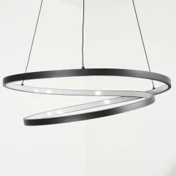 hofstein Suspension Fioso LED Noir, 1 lumière