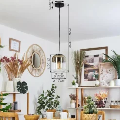 hofstein Suspension Golpilhal Or, Clair, 1 lumière