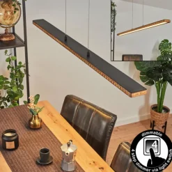 hofstein Suspension Guacacallo LED Noir, 1 lumière