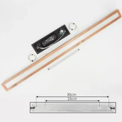 hofstein Suspension Guacacallo LED Noir, 1 lumière