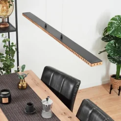 hofstein Suspension Guacacallo LED Noir, 1 lumière