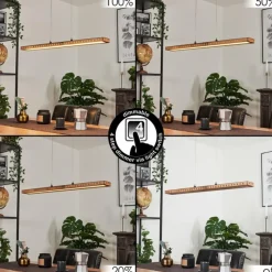 hofstein Suspension Guacacallo LED Noir, 1 lumière