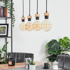 Luminaires Scandinaves-hofstein Suspension Harran Écru, 4 lumières