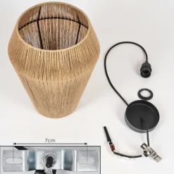 Luminaires Scandinaves-hofstein Suspension Henvic Noir, 1 lumière