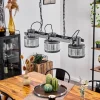 Lampes Industrielles-hofstein Suspension Holsa Noir, 3 lumières
