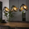 hofstein Suspension Hover Anthracite, 6 lumières* Suspensions