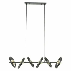 hofstein Suspension Hover Anthracite, 6 lumières* Suspensions