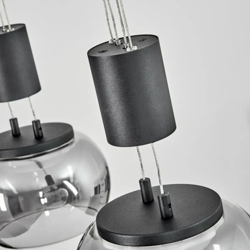hofstein Suspension Izenave LED Noir, 3 lumières