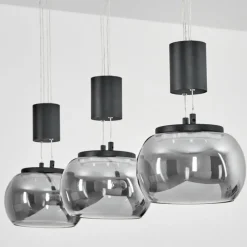 hofstein Suspension Izenave LED Noir, 3 lumières