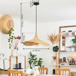 Luminaires Scandinaves-hofstein Suspension Jarret Écru, 1 lumière