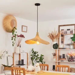 Luminaires Scandinaves-hofstein Suspension Jarret Écru, 1 lumière