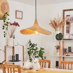 Luminaires Scandinaves-hofstein Suspension Jarret Écru, 1 lumière