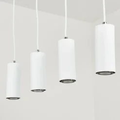 Luminaires Scandinaves-hofstein Suspension Javel Blanc, 4 lumières