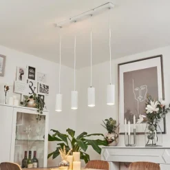Luminaires Scandinaves-hofstein Suspension Javel Blanc, 4 lumières