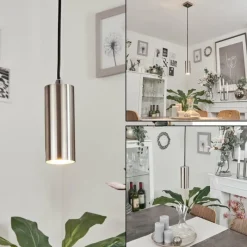 hofstein Suspension Javel Nickel mat, 1 lumière