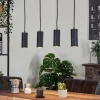 Luminaires Scandinaves-hofstein Suspension Javel Noir, 4 lumières