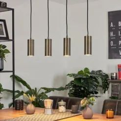 Luminaires Scandinaves-hofstein Suspension Javel Noir, 4 lumières