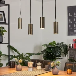 Luminaires Scandinaves-hofstein Suspension Javel Noir, 4 lumières