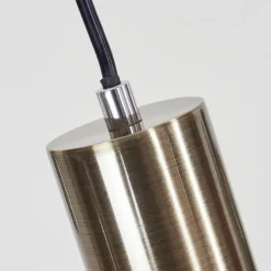 Luminaires Scandinaves-hofstein Suspension Javel Noir, 6 lumières