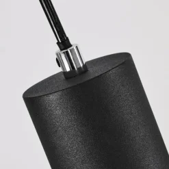 Luminaires Scandinaves-hofstein Suspension Javel Noir, 6 lumières