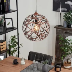 Lampes À Boules-hofstein Suspension Kefikon Cuivre, 1 lumière