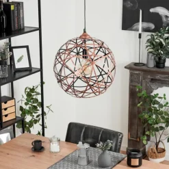 Lampes À Boules-hofstein Suspension Kefikon Cuivre, 1 lumière