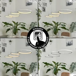 hofstein Suspension Kermoguen LED Blanc, 1 lumière