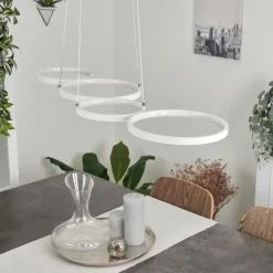 hofstein Suspension Kermoguen LED Blanc, 1 lumière