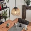 Lampes Dorées-hofstein Suspension Keryvaland Noir, 1 lumière